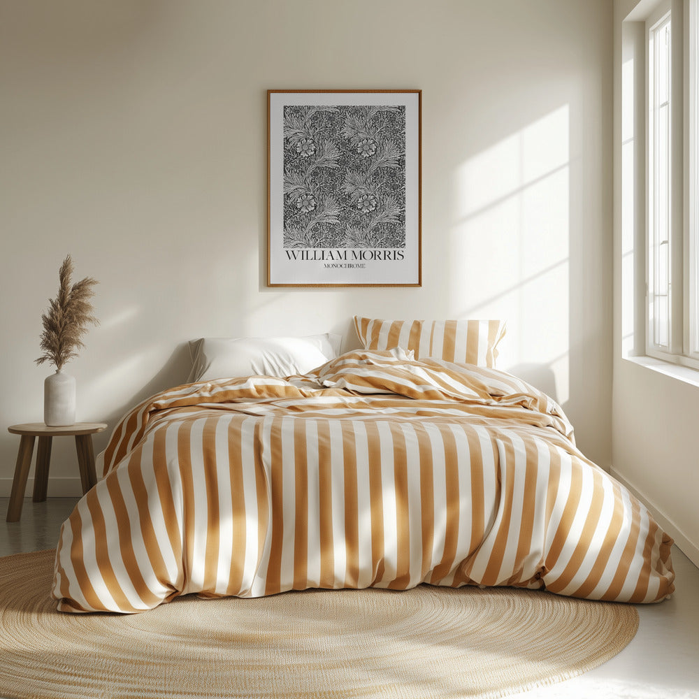 Fine Art Print, Marigold Monochrome