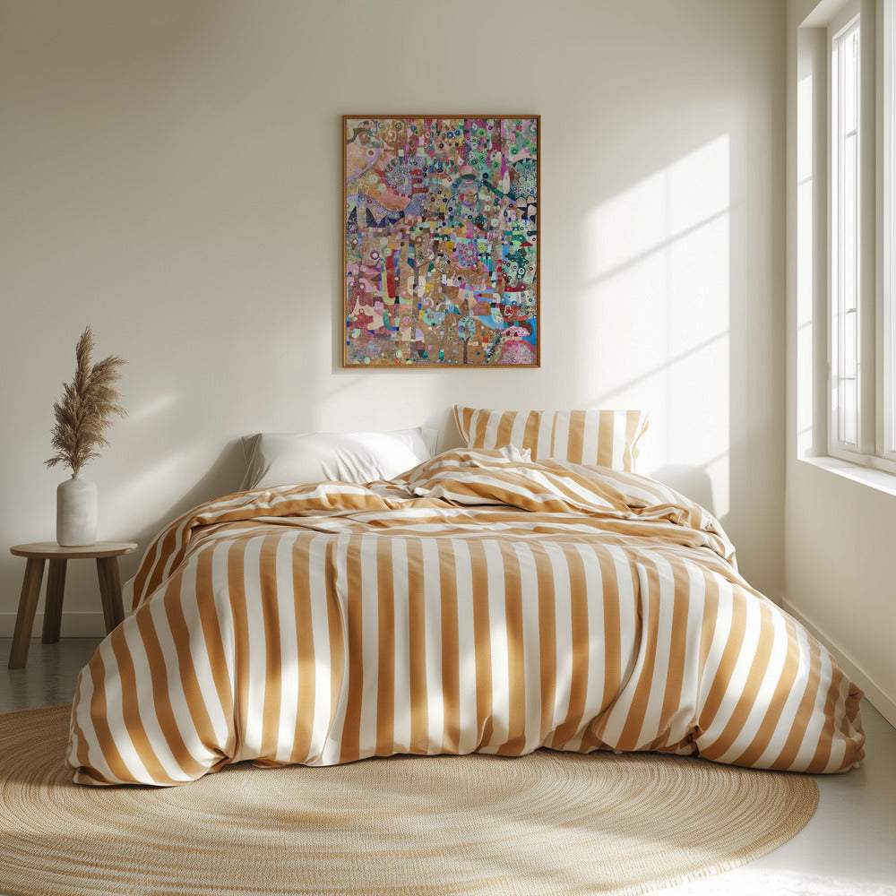 Fine Art Print, Orange swirl