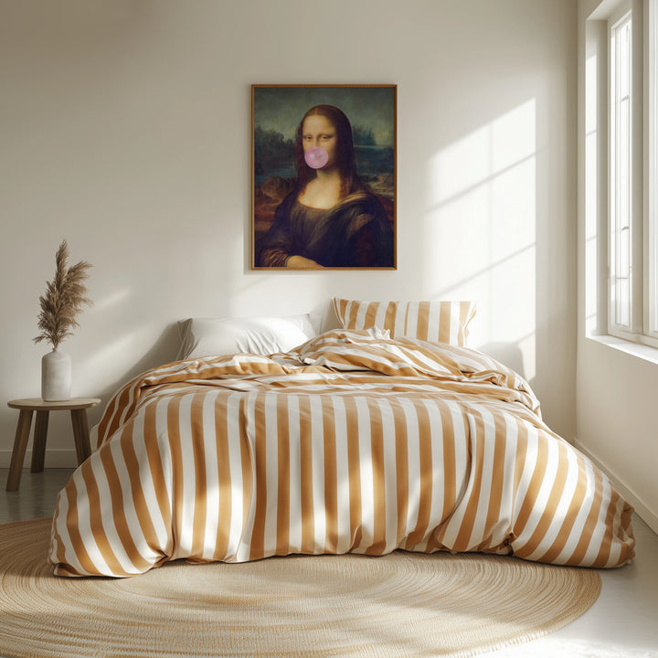 Fine Art Print, Mona Lisa Bubble Gum