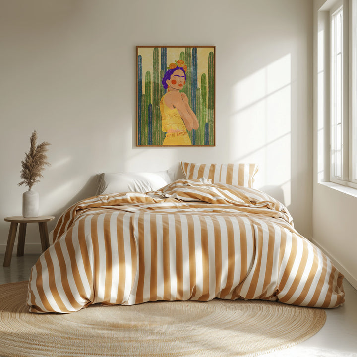 Fine Art Print, Frida and cacti