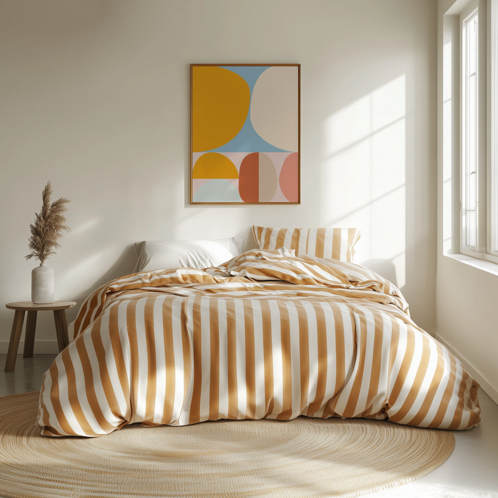 Fine Art Print, Mid Century Pastel 15