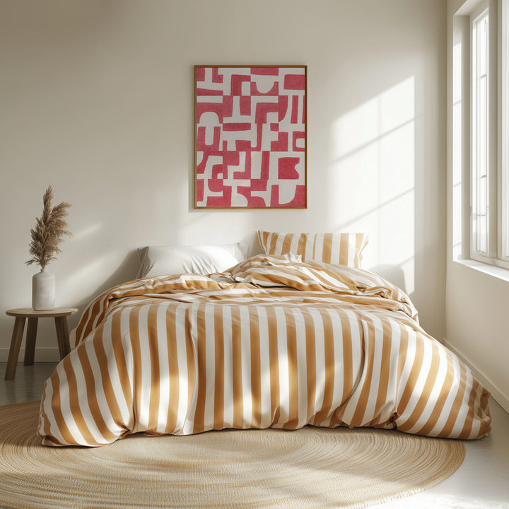 Fine Art Print, Red Puzzle