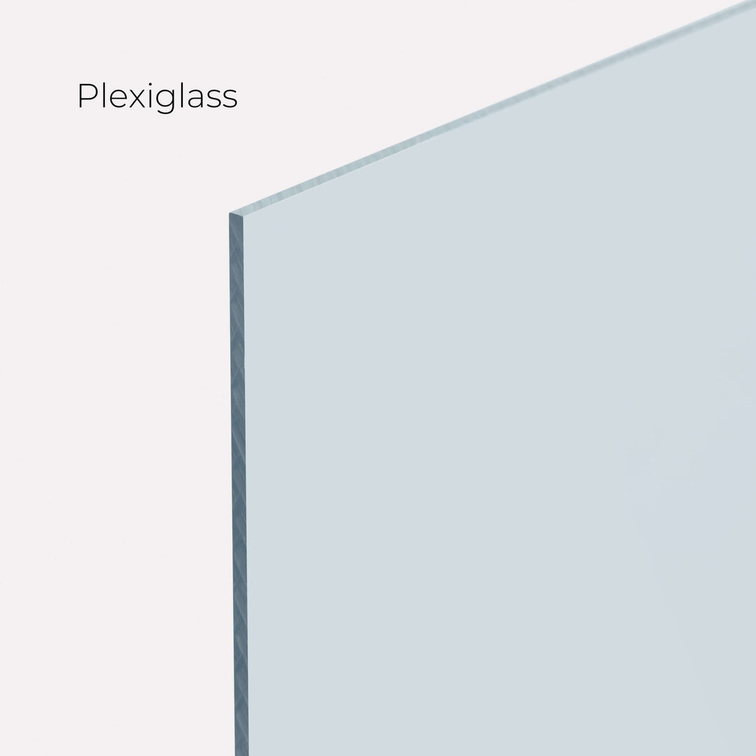 Plexiglass for a picture frame - Close-up view