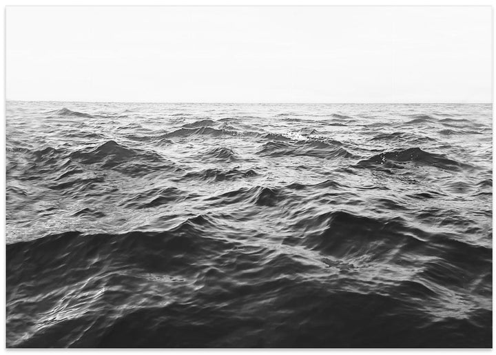 Fine Art Print, Wavy Horizon BW