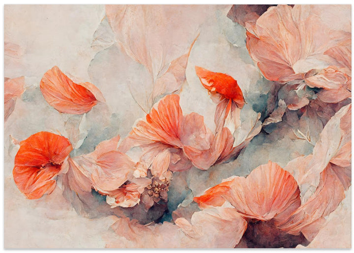 Fine Art Print, Wild Coral Flowers