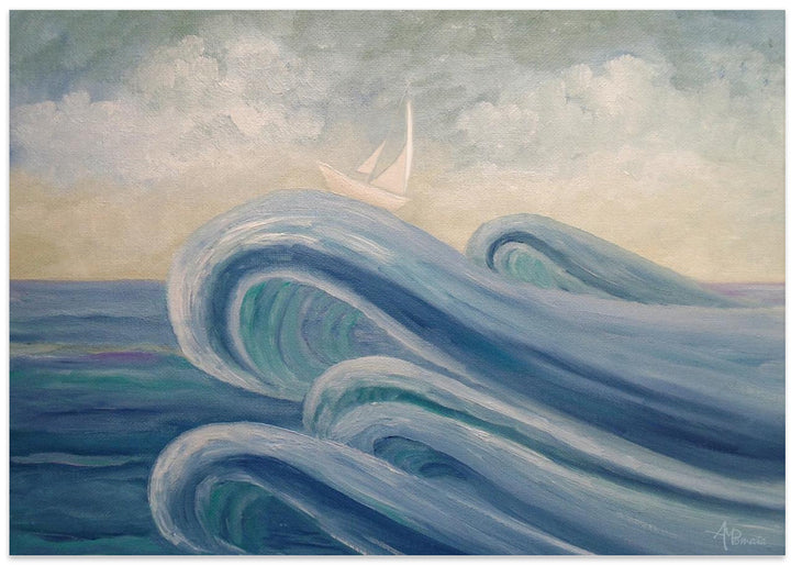 Fine Art Print, Crowning the Waves