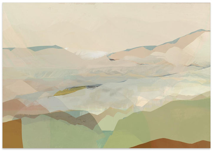 Fine Art Print, Colourblock Landscape 1