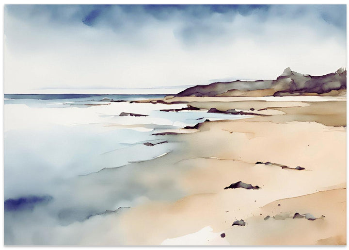 Fine Art Print, Quiet beach