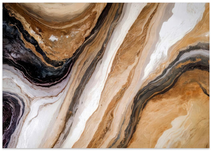 Fine Art Print, Marble In Warm Neutrals