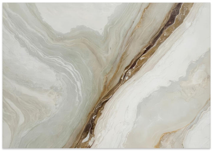 Fine Art Print, Marbled Texture In Neutral Tones