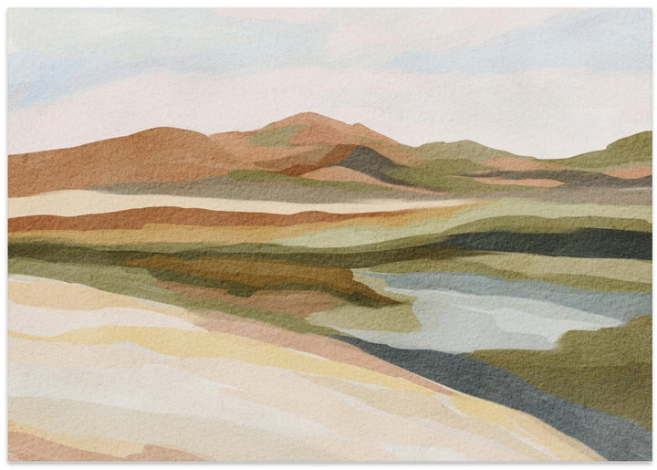 Fine Art Print, Serenity western landscape