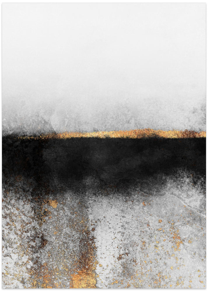 Fine Art Print, Soot And Gold