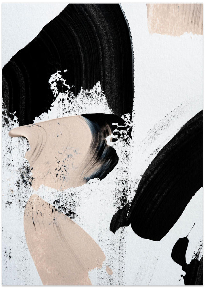 Fine Art Print, Black and Nude No 2