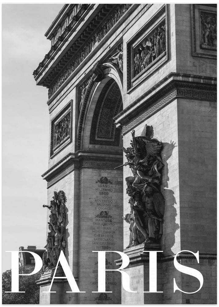 Fine Art Print, Paris Text 6