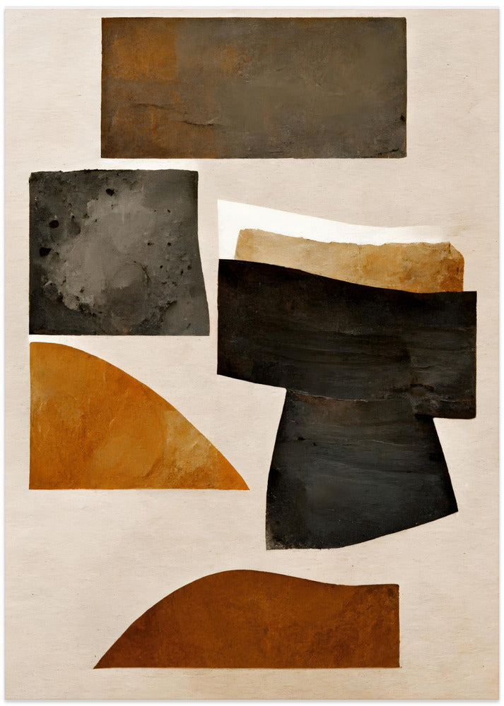 Fine Art Print, Rusty Shapes