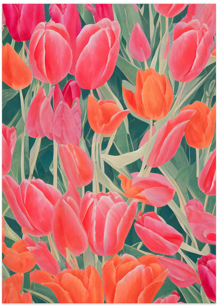 Fine Art Print, Pink Tulips