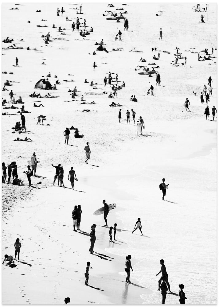 Fine Art Print, Beach Silhouettes