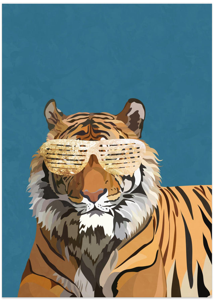 Fine Art Print, Hip Hop Tiger