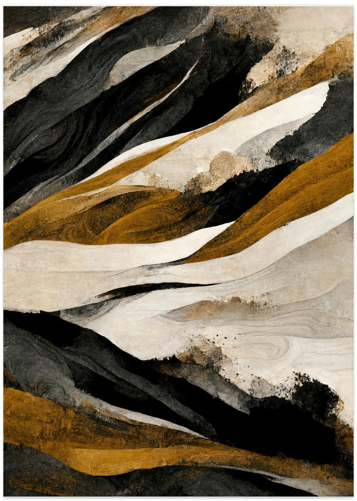 Fine Art Print, Rough Mountains