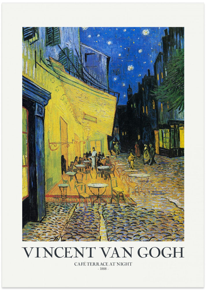 Fine Art Print, Café Terrace At Night