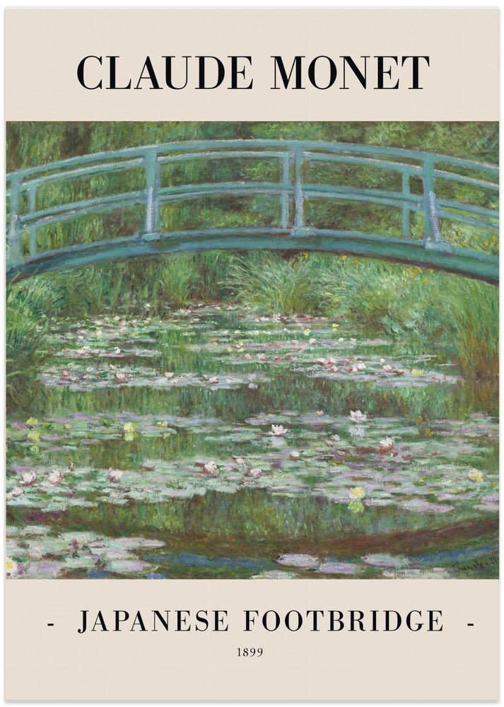 Fine Art Print, Japanese Footbridge 1899