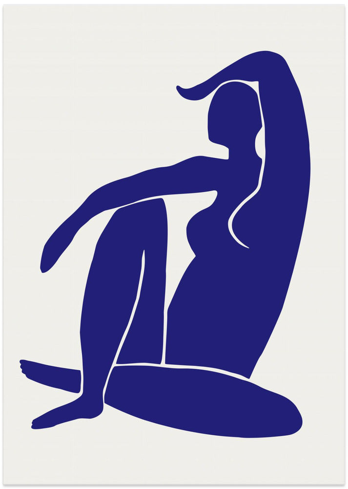 Fine Art Print, Figure Bleu