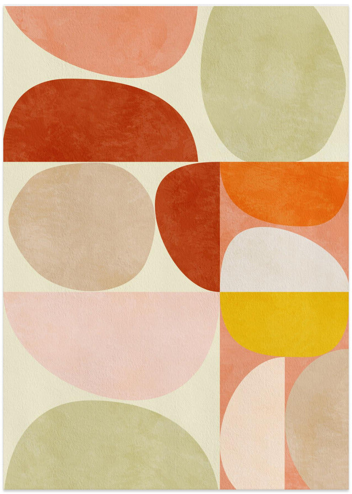 Fine Art Print, Pastel Geometry