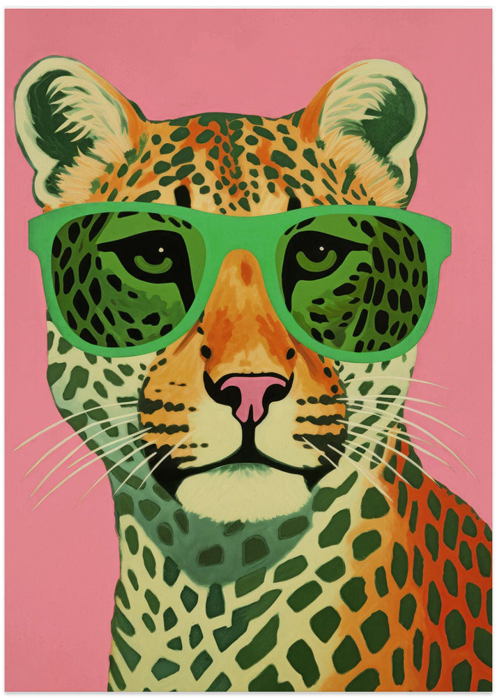 Fine Art Print, Leo With Glasses