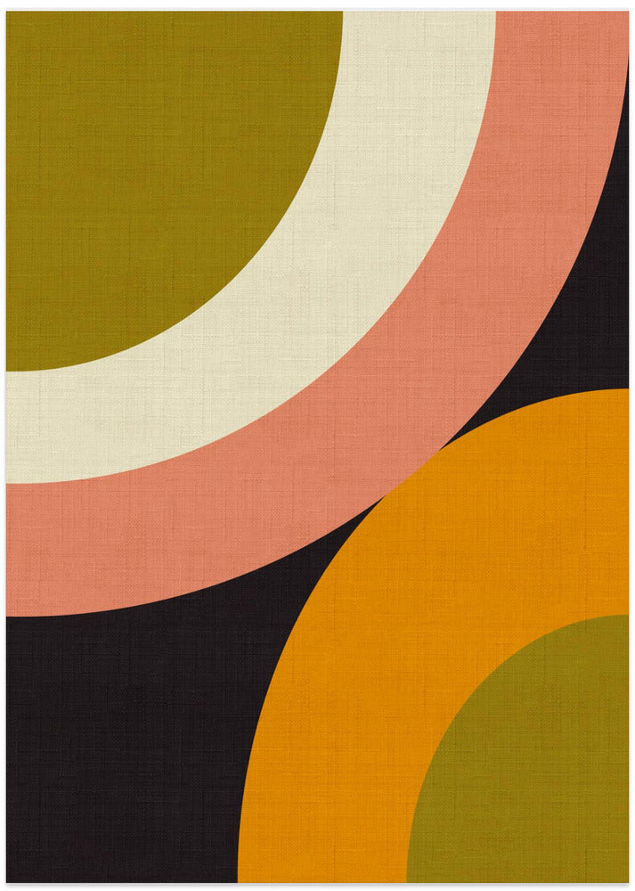 Fine Art Print, Geo Shapes Fall 21 Rounded