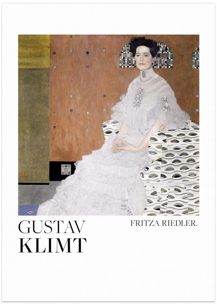 Fine Art Print, Bildnis Fritza Riedler (1906) Poster