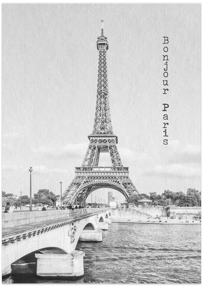 Fine Art Print, Bonjour Paris