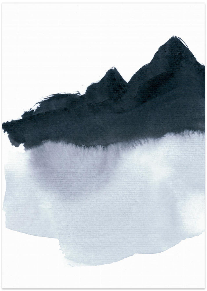 Fine Art Print, Mountain Scape Minimal