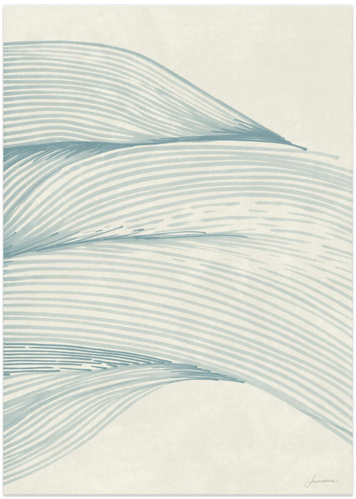 Fine Art Print, Ocean in lines 01