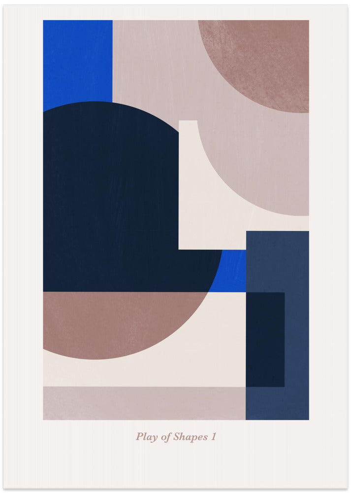 Fine Art Print, Play of Shapes 1