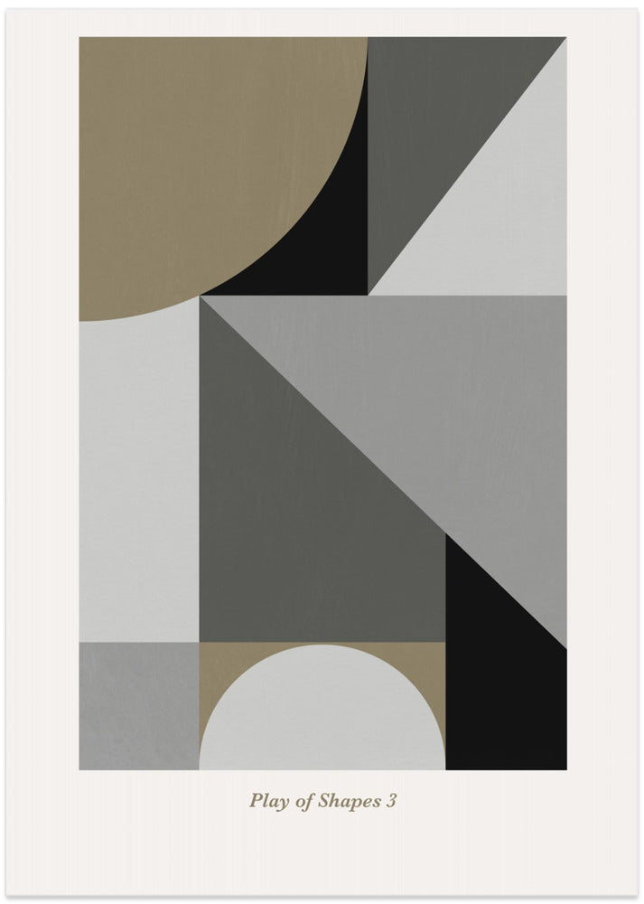 Fine Art Print, Play of Shapes 3