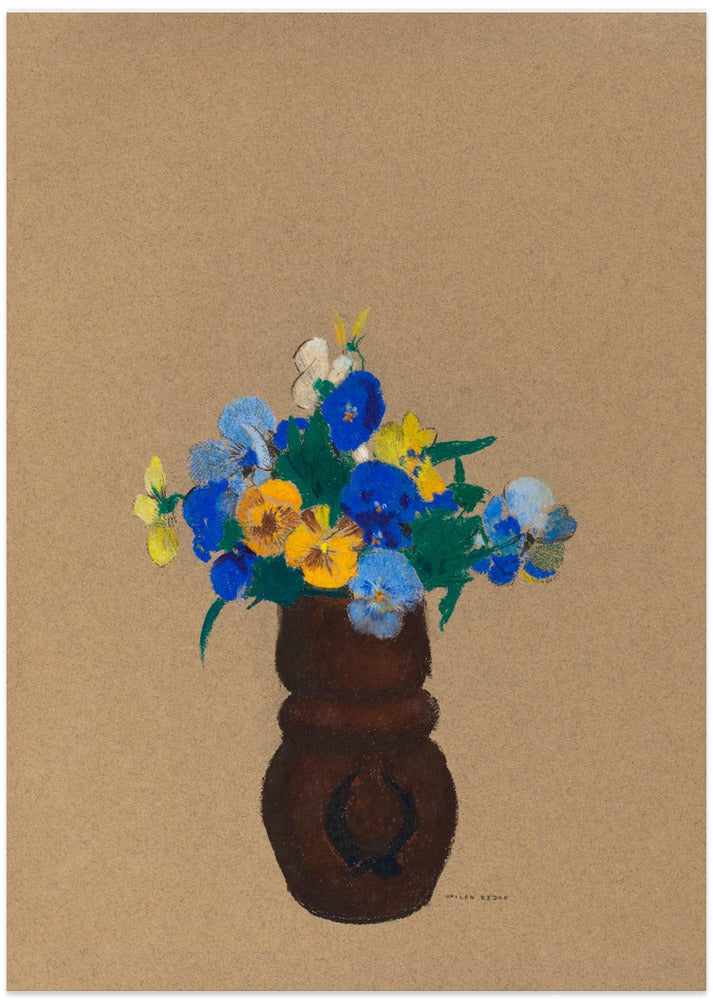 Fine Art Print, Pansies