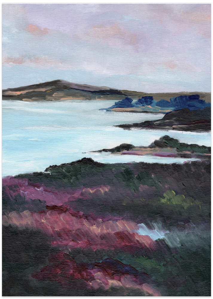 Fine Art Print, Purpel Coast