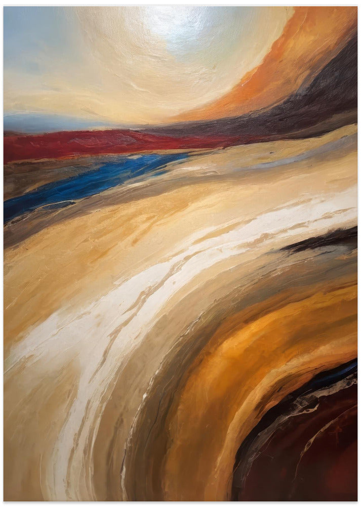 Fine Art Print, Sunset Over Rolling Sands