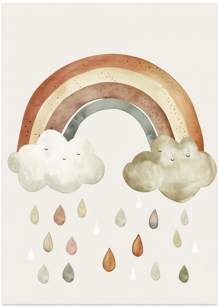 Fine Art Print, Happy rain