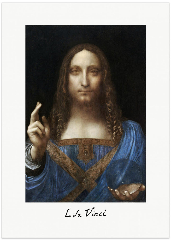 Fine Art Print, Salvator Mundi (circa 1500)