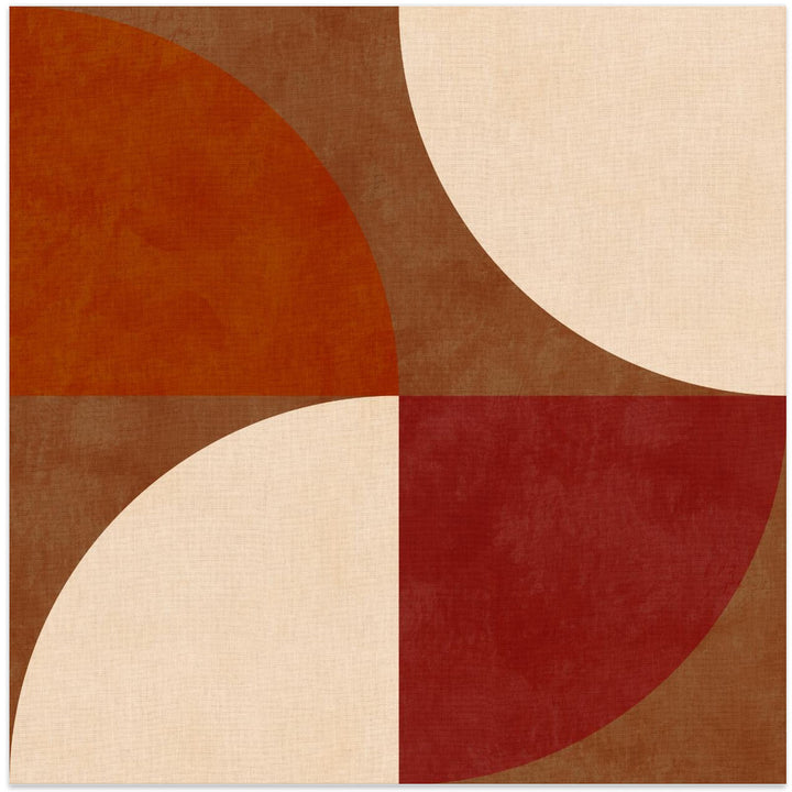 Fine Art Print, Autumn Mid Century Earthy 13