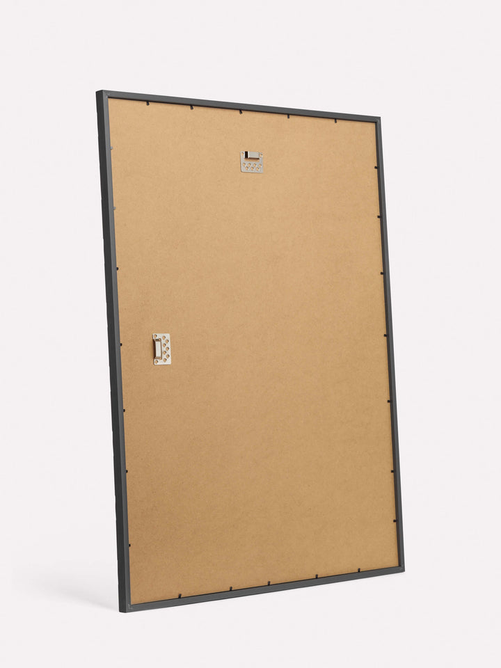 30x40-inch Bamboo Frame, Black - Back view