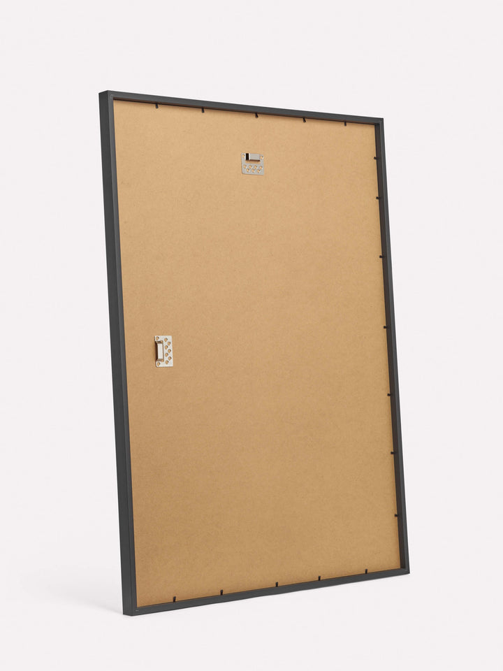 30x40-inch Classic Frame, Black - Back view