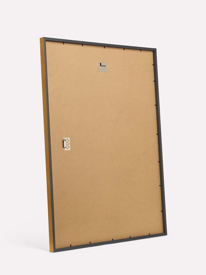 30x40-inch Classic Frame, Gold - Back view