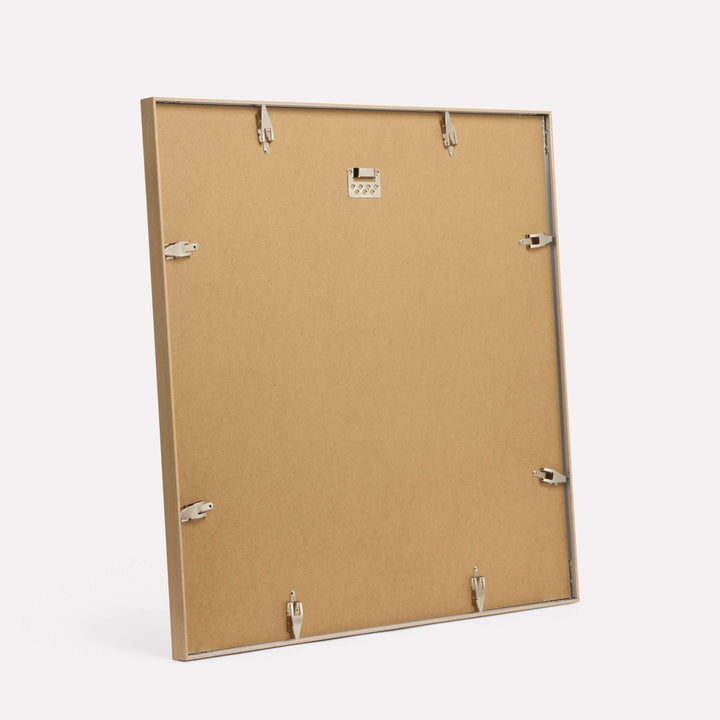 20x20-inch Thin Frame, Oak - Back view