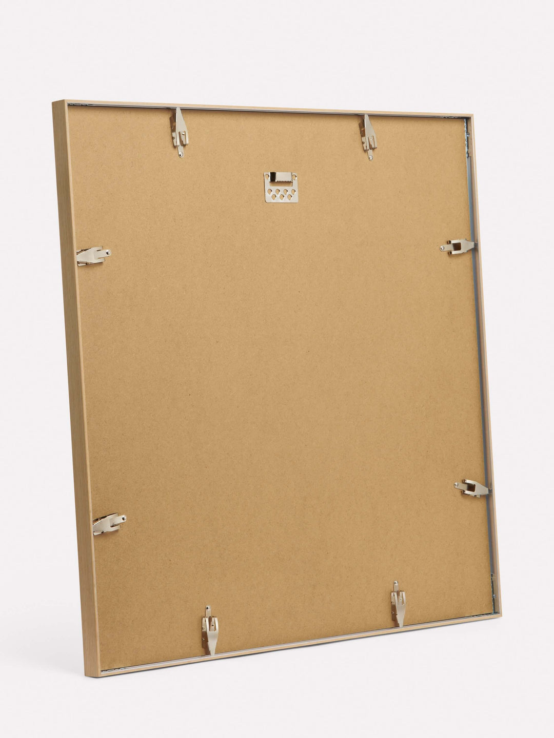 20x20-inch Thin Frame, Oak - Back view