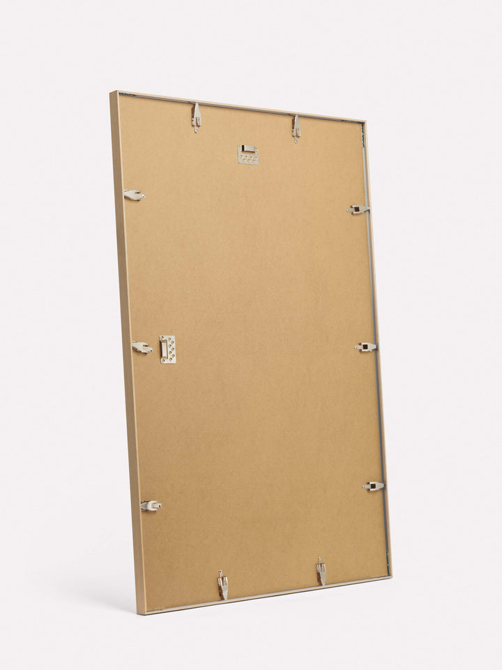 20x30-inch Thin Frame, Oak - Back view