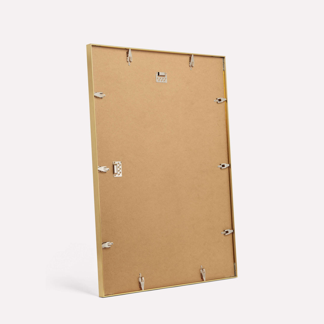 22x28-inch Thin Frame, Gold - Back view