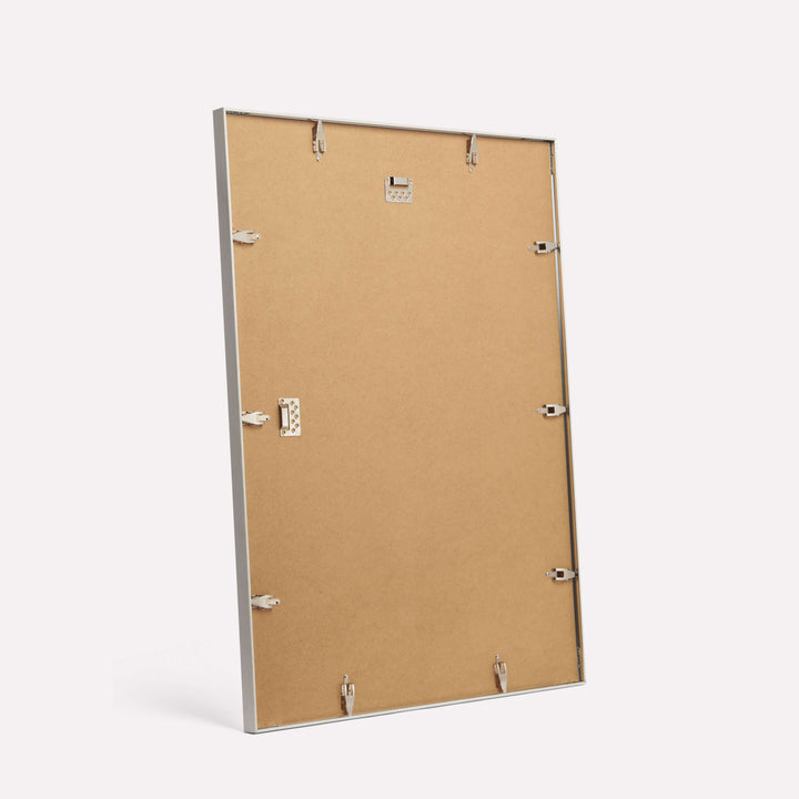 22x28-inch Thin Frame, White - Back view