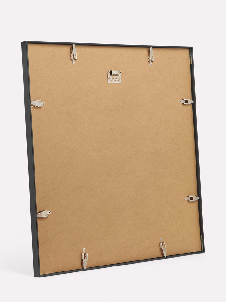 24x24-inch Thin Frame, Black - Back view